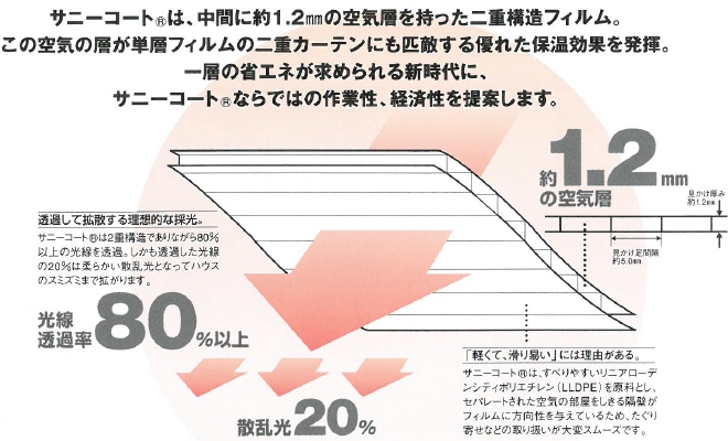 サニーコートの効果と構造