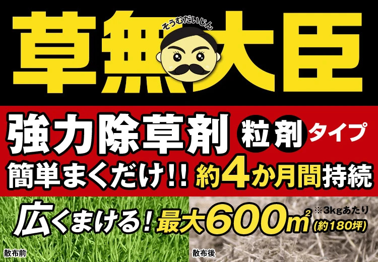 非農耕地用除草剤 草無大臣 3kg 農家のお店おてんとさんの通販ページ