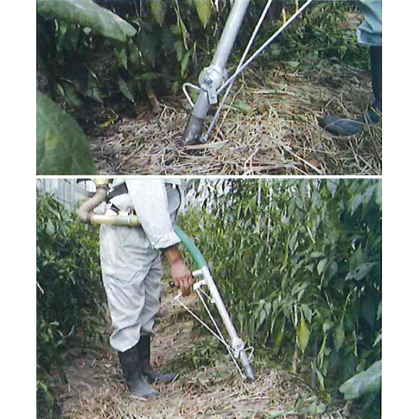 ハナオカ　アルミ追肥機　ALT-01　B-DXセット　みのる産業「ニューマイター」ヤマト農磁「グリーンサンパー」対応